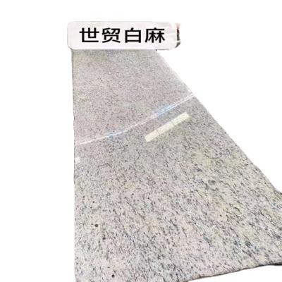 China Modern Premium Cut Size Polished Stone White Granite OMC White Granite For Floors And Walls for sale