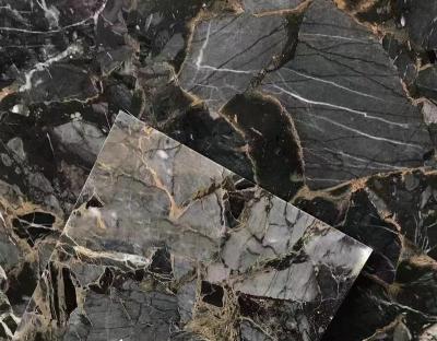 China Modern Brown And Dark Gray Marble Wholesale Polished Surface for sale