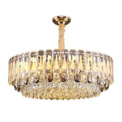 China Modern Luxury Style Indoor Decoration Pendant Light Living Room Dining Room Led Crystal Chandelier for sale