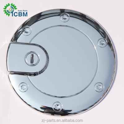 China Car Accessories Exterior ABS Chrome Fuel Tank Cap Cover Gas Filler Door Cap Cover for sale