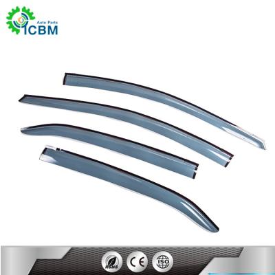 China Competitive price hard door sun visor side wind deflector duct rain guard china factory window film car sunshade for COROLLA 14-15 for sale