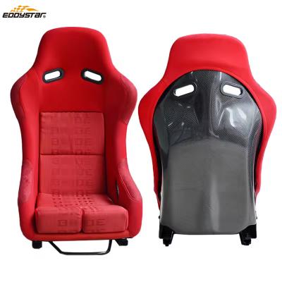 China EDDYSTAR Carbon Fiber Bucket Seats Dual Slider Easy Installation For Racing Car for sale