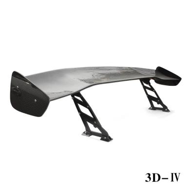 China Customized Carbon Fiber Car Rear Wing Spoiler 3D-IV Car Accessories Spoiler for sale