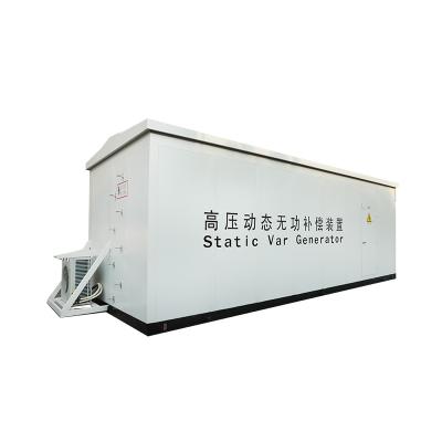 China svg 35kv 6 mvar faster equipment statcom farm wind response time electrical compensation 400Kvar reactive device for sale