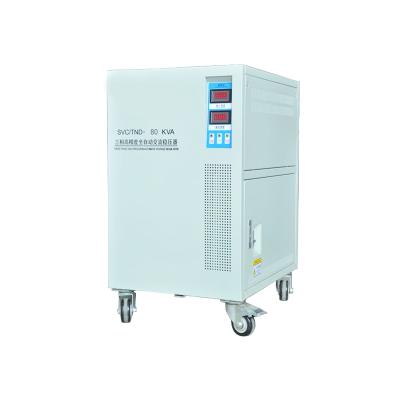 China SVC 10kva 15kva 20kva 30kva 40kva 50kva Three Phase 3 Phase Step Up Automatic Voltage Regulator AVR for sale