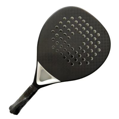 China Durable Padel Tennis Racket Paddle Graphite Full Carbon Fiber Padel Compound Carbon Padel Bat 12k For Customize Design for sale