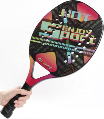 China Sports forming high quality factory price top level beach tennis racket lightweight durable padel racket for sale