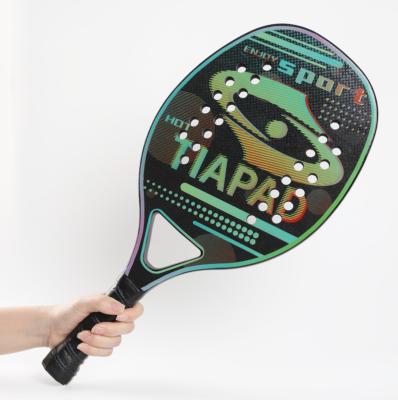 China High Strength Beach Tennis Racket Carbon Shark, Racket Beach Tennis Carbon Fiber for sale