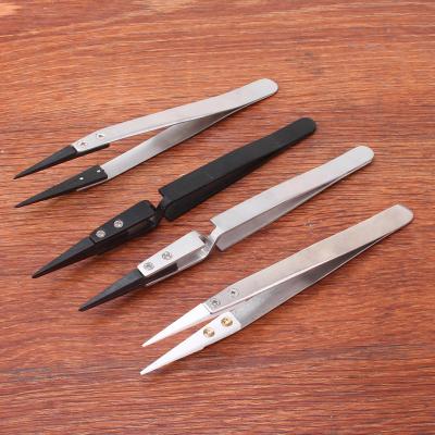 China High Quality ESD Replaceable Anti-Static Replaceable Vetus Head Tip Tweezers Plastic Tweezers for sale