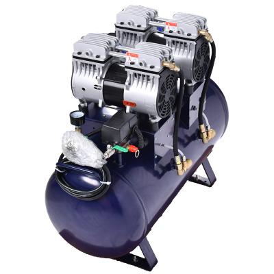 China Cooper Dental Sector Dental Compressor Durable Tube One For Four Dental Oil Free 1680W Air Compressors for sale