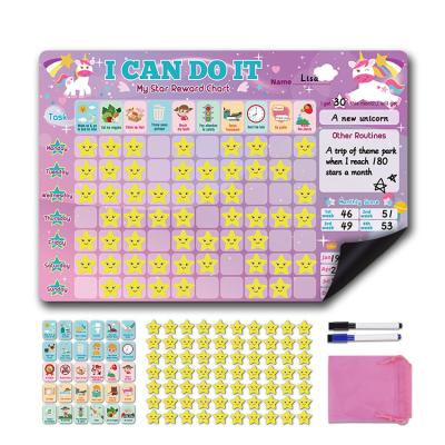 China Custom People Fridge Magnet Reward Chart For Kids for sale