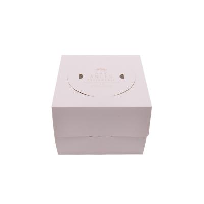 China 10 Inch Cake Box Birthday Cake Packaging Box Biodegradable Cake Box for sale