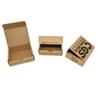 China Recycled Materials Wholesale Small Clothing Colorful Kraft Recycled Mailer Box Custom Paper Mailbox for sale