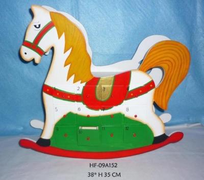 China Lovely christmas horse calendar, christmas gifts for kids, table decorations, indoor gifts for sale