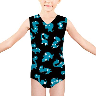 China 2021 Children's Swimwear Good Quality Printed Girl's Breathable Cute Animals And Beach Wear Fitness Swimwear Custom Design MOQ 1 for sale