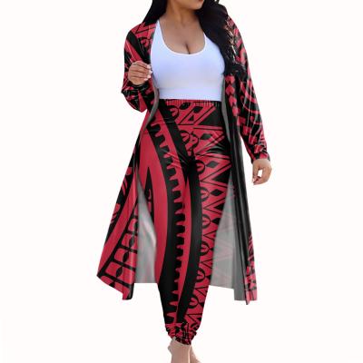 China Fashion QUICK DRY Coat Polynesian Hawaii Style Printed To Custom Design Women Pants And Trousers Plus Size Women's Suits Casual Clothes for sale