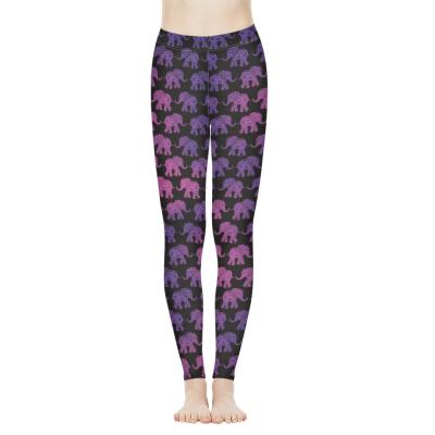 China Custom LOGO Wholesale Women Legging Women Breathable Pants Elephant Bohemia Outdoor Sports Stretch Fitness&Yoga Wear for sale