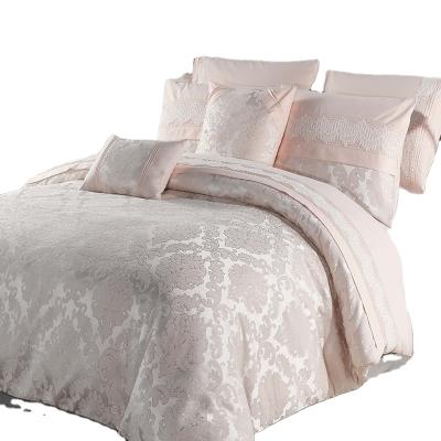 China Nondisposable KOSMOS Microfiber Jacquard Bedding Set 9pcs Chenille Comforter Set for sale