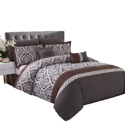 China Nondisposable KOSMOS Bedding Printing Microfiber 8pcs Bedding Set Wholesale Luxury Bedclothes for sale