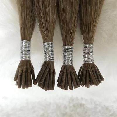 China Customization Dingqiao Pre Bonded I Tip 60 14-24 inch Best Quality Cuticle Aligned Hair Raw Natural Remy Virgin Human Hair Extensions Vendors for sale