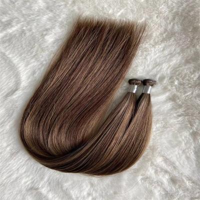 China Silky Straight Wave 2024 New Design Seamless Can Be Cut Virgin Cuticle Smart Weft Machine Tied Weft Hair Genius Weft Hair Extension for sale