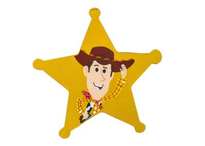 China Disney Cowboy Custom Clothing Labels Patch For Kids' Clothing for sale