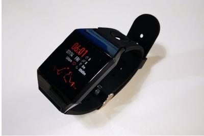 China Black Exercise Smart Watch / Bluetooth Running Watch 180MAH Battery Powered for sale