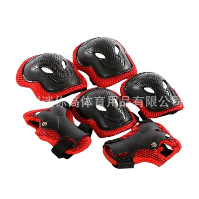 China Kids 6 Pcs / Set Elbow Knee Pads Helmet Wristguard Skateboard Multi Sports Protector For Adult And for sale