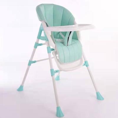 China 2021 Foldable Best Hot Selling Baby Umpire Chair with EN Certificate, Comfortable PU Fabric Baby Feeding Chair for sale