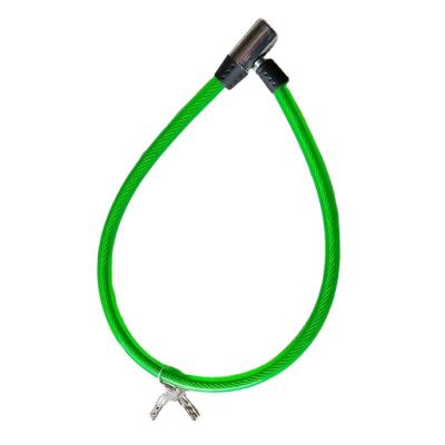 China Steel Material Wholesale PVC Bicycle Bicycle Wire Lock for sale