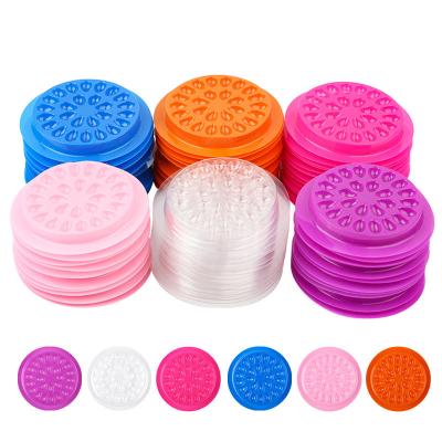 China Eyelash Extension Tools Quality Colored Eyelash Extensions Glue Backing Plastic Flower Laps Tile Adhesive Tool Easy To Work For Eyelash Glue for sale