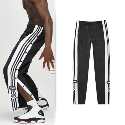 China QUICK DRY casual men's high lane pants high waist button up empty jogger wholesale increasing basketball plus size pants for sale