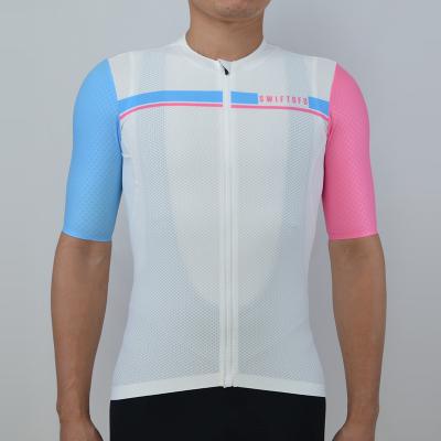 China SWIFTOFO Breathable 2022 Summer New Arrivals Seamless Men's Red Blue White Seamless Thin Soft Cycling Top Wear Cycling Tank Top for sale