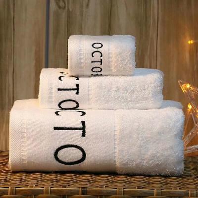 China 5 Star Luxury Hotel Bath Hand QUICK DRY Face Towel, Hotel Swimming Pool White 100% Cotton Face Towel for sale