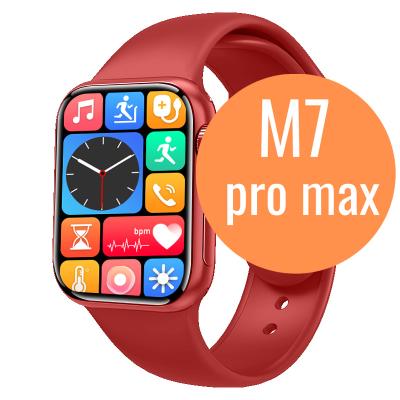 China 2022 new touch screen reloj m7 pro max smart watch m7 pro max smartwatch with BT call function for sale