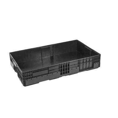 China High Capacity Solid Heavy Duty Warehouse Box 1000*600*200 Plastic Mobile Trash Can Storage Container for sale