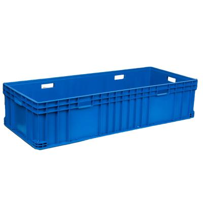 China Stackable Plastic Bin Tray Heavy Duty Heavy Duty Huge Logistics Solid Box Storage Box for sale