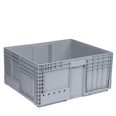 China High Capacity Solid Heavy Duty Warehouse Box Plastic Trash Bin Mobile Storage Container for sale