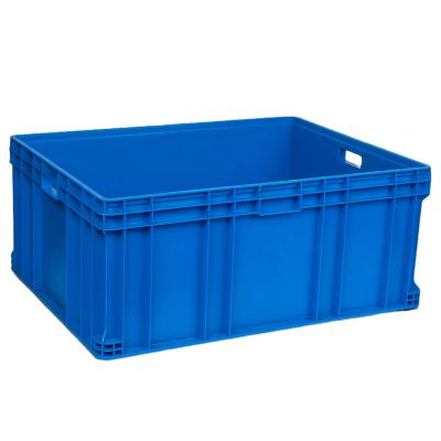 China Durable Solid Recyclable Warehouse Storage Moving Stackable Plastic Turnover Box EU Crate For Central Logistics Use for sale