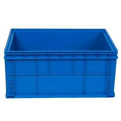 China Solid Box High Quality Injection Cheap HDPE Reuse Industrial Stackable Storage Eu Tool Logistics Moving Plastic Boxes for sale