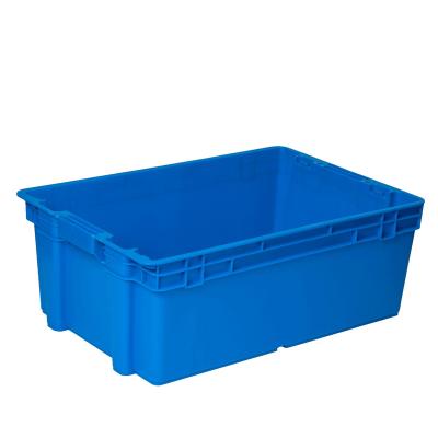 China ODM Food Grade Material Sustainable Plastic Stackable Box Logistics Moving Crate For Outdoor Camping Use for sale