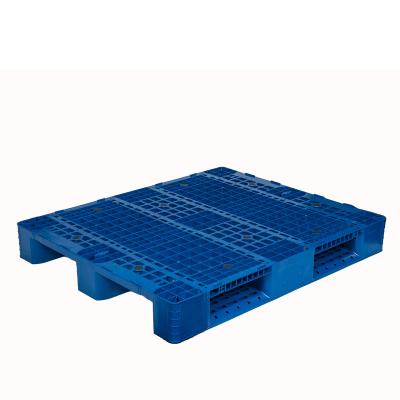 China ZS-T1210B HDPE/PP Single Faced Injection 4 Way Recycle Stackable Plastic Euro Pallets Eco-friendly Impact Resistance for sale