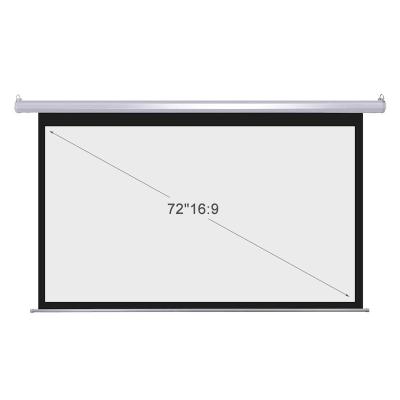 China 4k 120 inch electric projector screen for motorized for sale