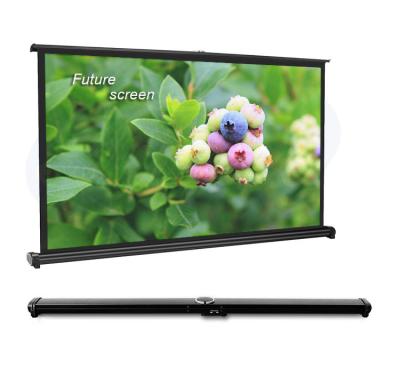 China No Installation 40inch Mobile Tabletop Projection Screen for sale