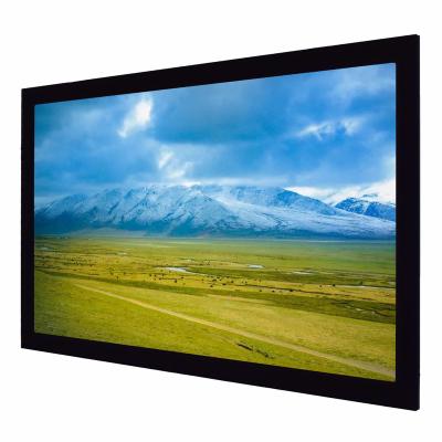 China Aluminum Cinema Screen Fixed Frame Fixed Frame Projection Screen Best Viewable Frame 92