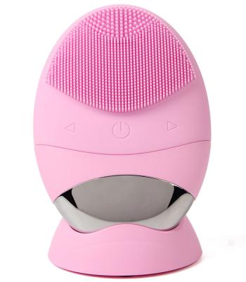 China Hot Acne Treatment Silicone Beauty Instrument Cleaner Household Massager Facial Silicone Cleansing Facial Cleaner Brush for sale