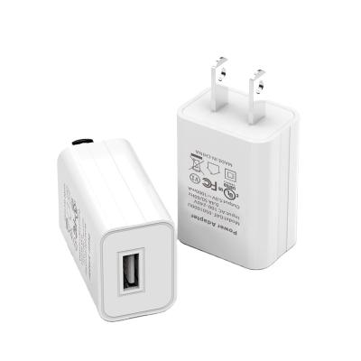 China Super Cooling Mobile Phone Usb 1A USA Wall Charger Adapter Wall Plug Heavy Current Charging Super Cooling Charger for sale