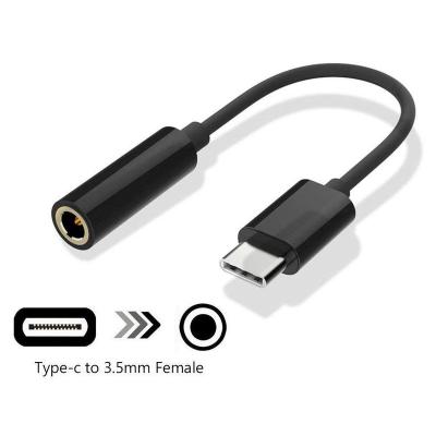 China Audio cord aux. 2021 New Products High Quality Single Earphone Jack Adapter Stereo USB C To Jack 3.5 Cable Adapter For S21 S20 S20+ Note 20 10 Plus S10 S9 for sale