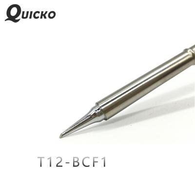 China QUICKO T12-BCF1 Electronic Soldering Iron Tips 70W 907 Handle T12 Soldering Iron Tip For STM32 Soldering Station T12-BCF1 for sale