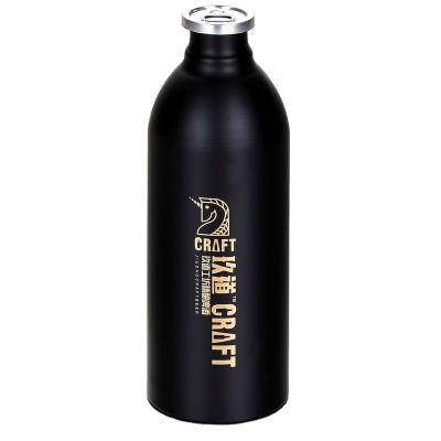 China Exclusive Drinks Sales Latest Design Simplicity Aluminum Portable Beer Bottle for sale